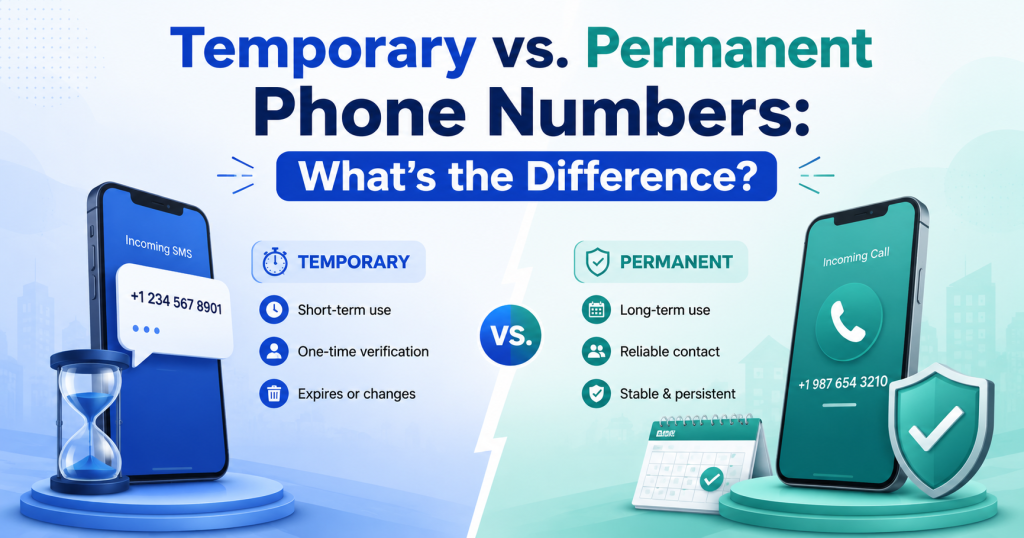 Temporary Phone Number vs. Long-Term Phone Number: Fast and Flexible or Stable and Secure? 1 Which Is Better: Temporary or Permanent Phone Numbers?