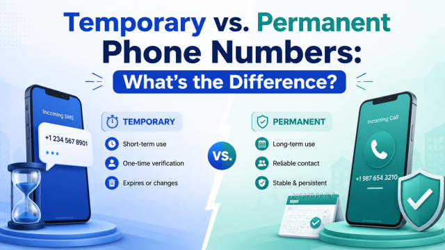 temporary phone number