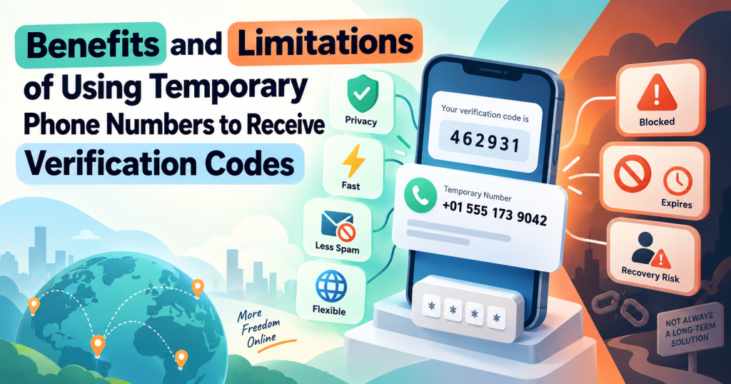 What Is SMS Verification? How It Works and What You Need to Know 2 Benefits and limitations of using temporary phone numbers to receive verification codes