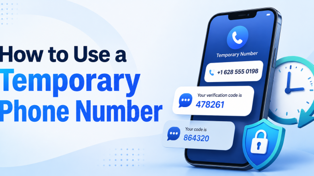 How to Use a Temporary Phone Number to Receive SMS and OTP Codes