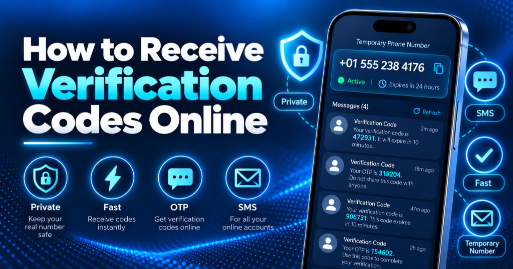 Safe Guide to Receive Verification Codes Online 1 How to Receive Verification Codes Online