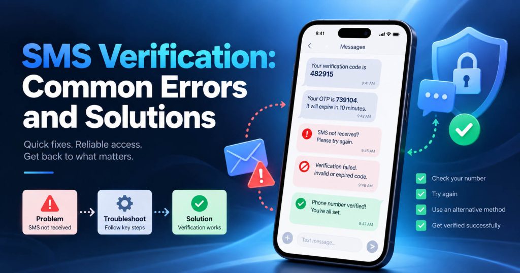 SMS Verification: Common Errors and Effective Solutions 1 SMS Verification: Common Errors and Solutions