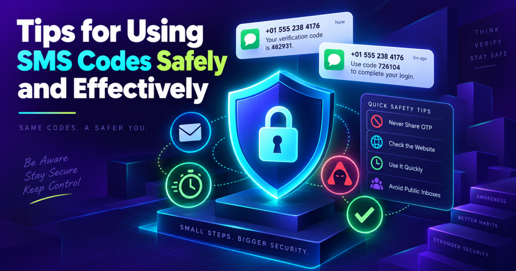 Safe Guide to Receive Verification Codes Online 2 Tips for Using SMS Codes Safely and Effectively