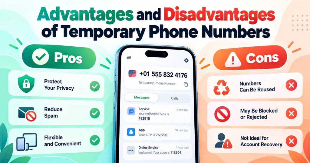 Temporary Phone Number vs. Personal Phone Number: What’s the Difference and Which Type Should You Choose? 3 Advantages and Disadvantages of Temporary Phone Numbers
