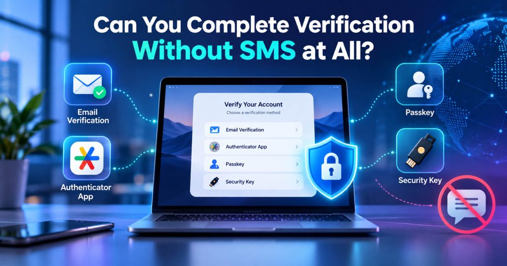 How to Easily Receive a Verification Code Without Your Personal Phone Number 3 Can You Complete Verification Without SMS at All?