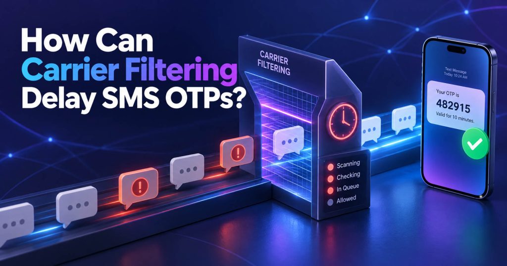 SMS Verification Code Delayed? Causes, How to Check, and How to Fix It 2 How Can Carrier Filtering Delay SMS OTPs?