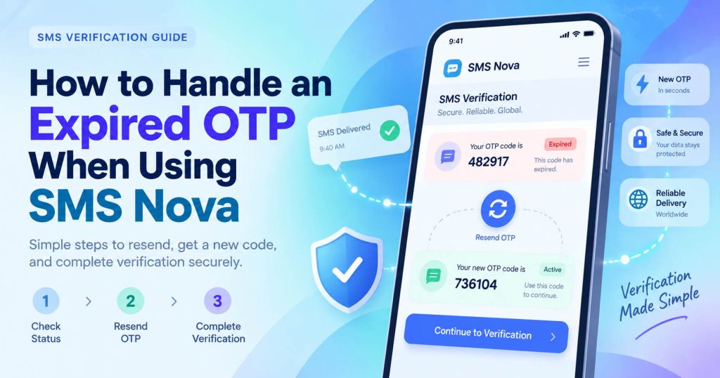 What to Do When an SMS Verification Code Expires? A Detailed Guide 3 How to Handle an Expired OTP When Using SMS Nova