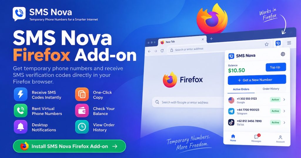 SMS Nova FireFox Extension - Add-ons for Firefox 1 sms nova firefox extension