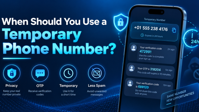 When Should You Use a Temporary Phone Number?